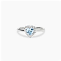 Anello Mabina Donna in Argento Topazio